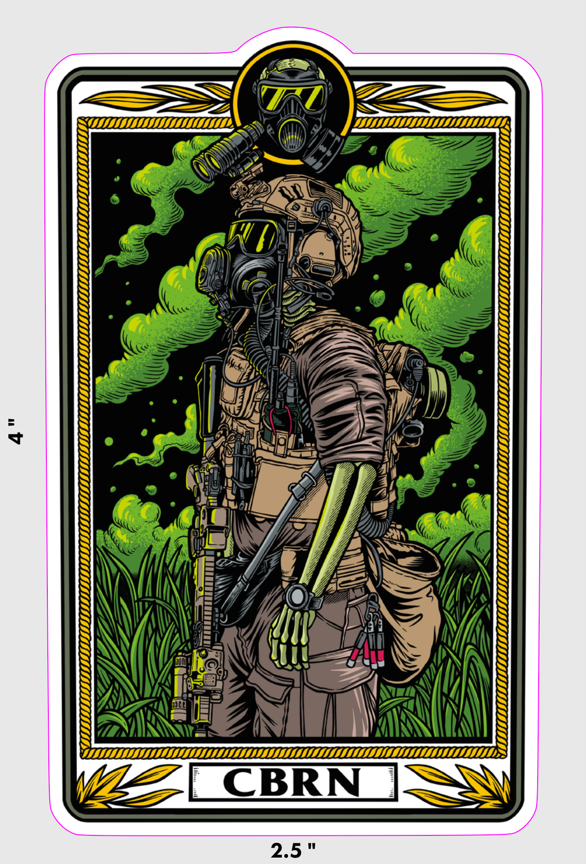 CBRN Sticker