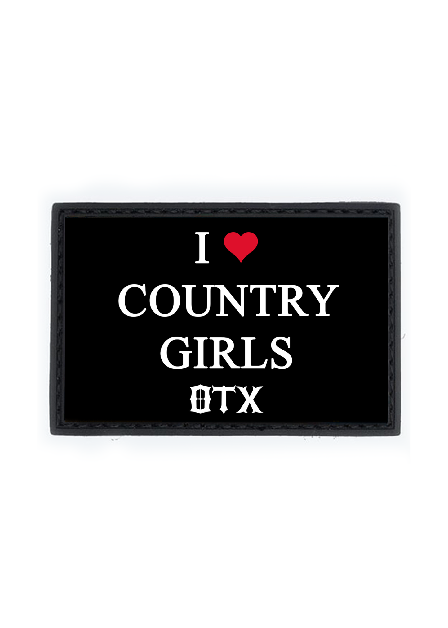 I ������ COUNTRY GIRLS PVC Patch