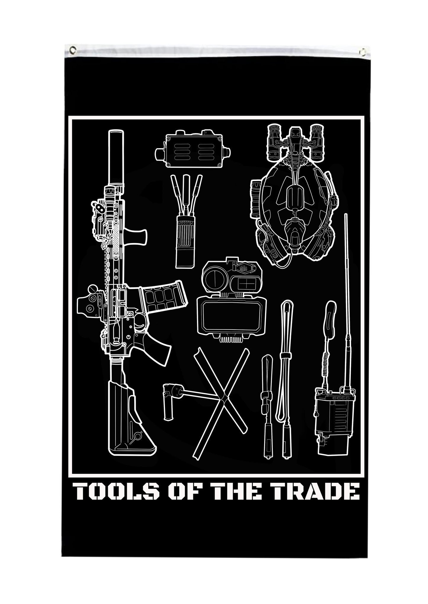 Commo Tools Of The Trade Flag