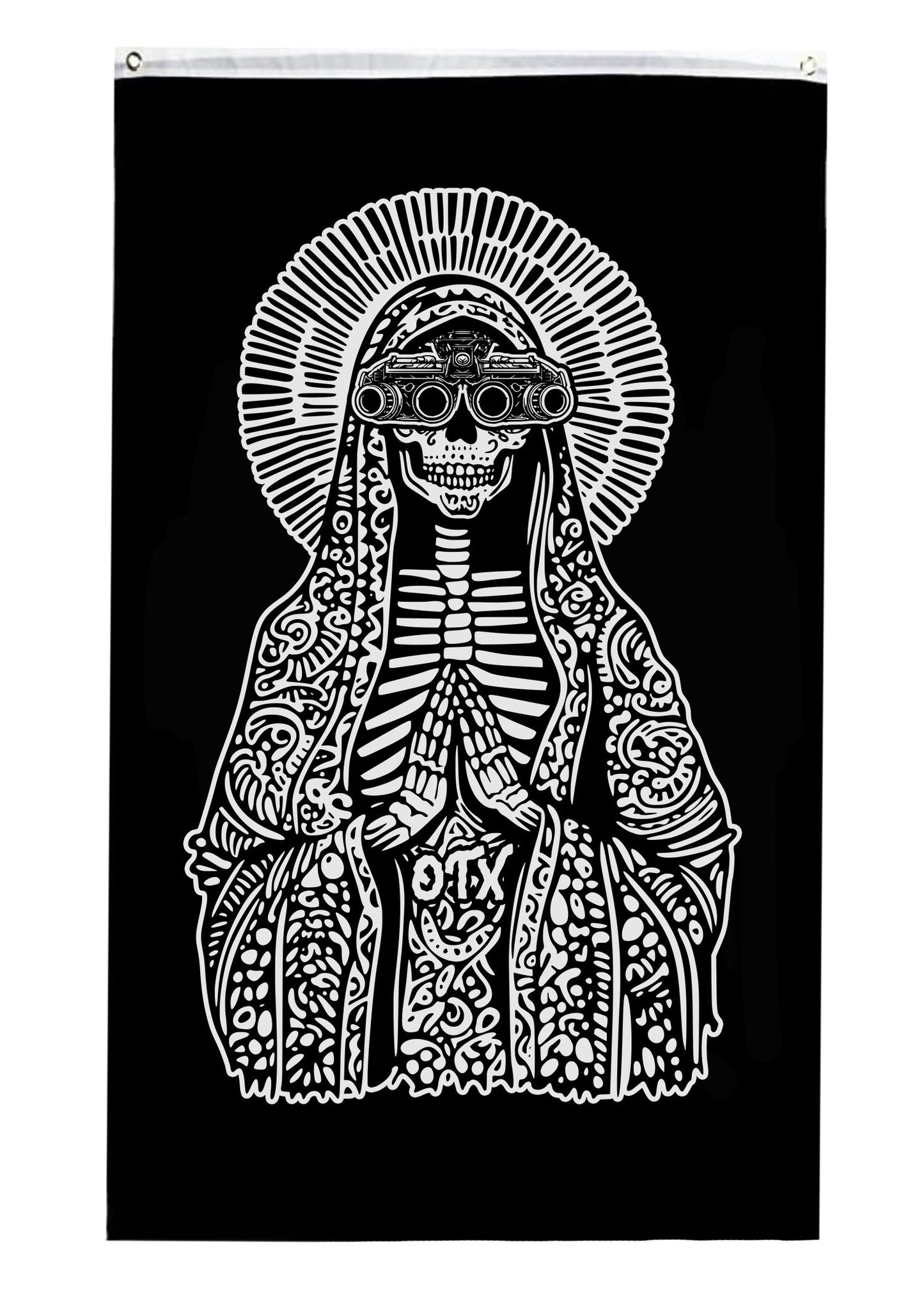 Dia De Los Muertos Flag