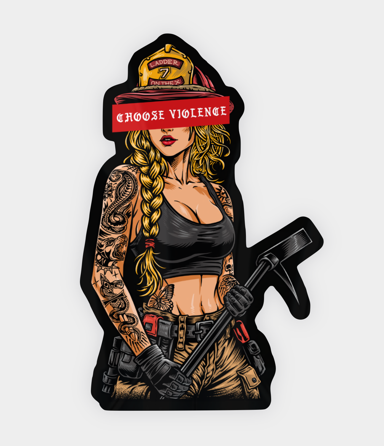 Force The Door Sticker