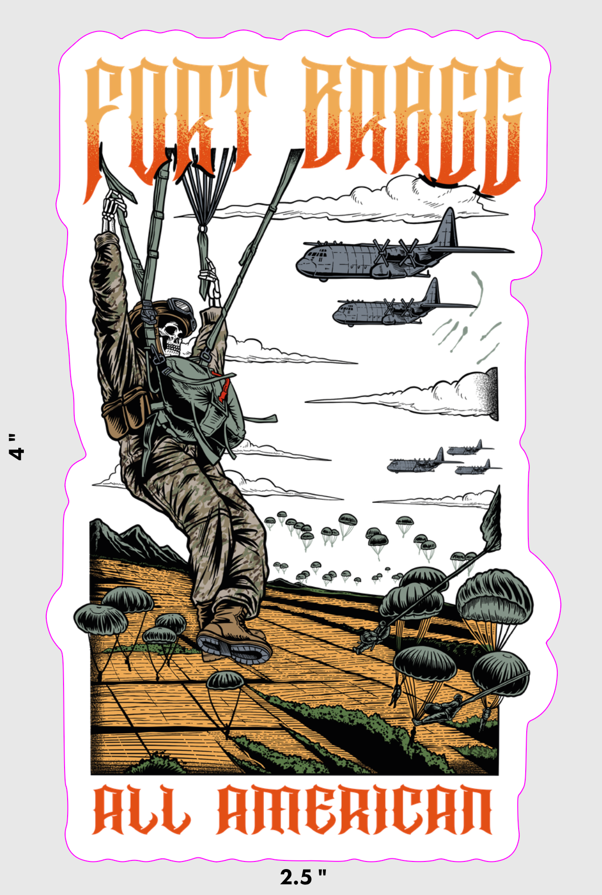 Fort Bragg NC Sticker