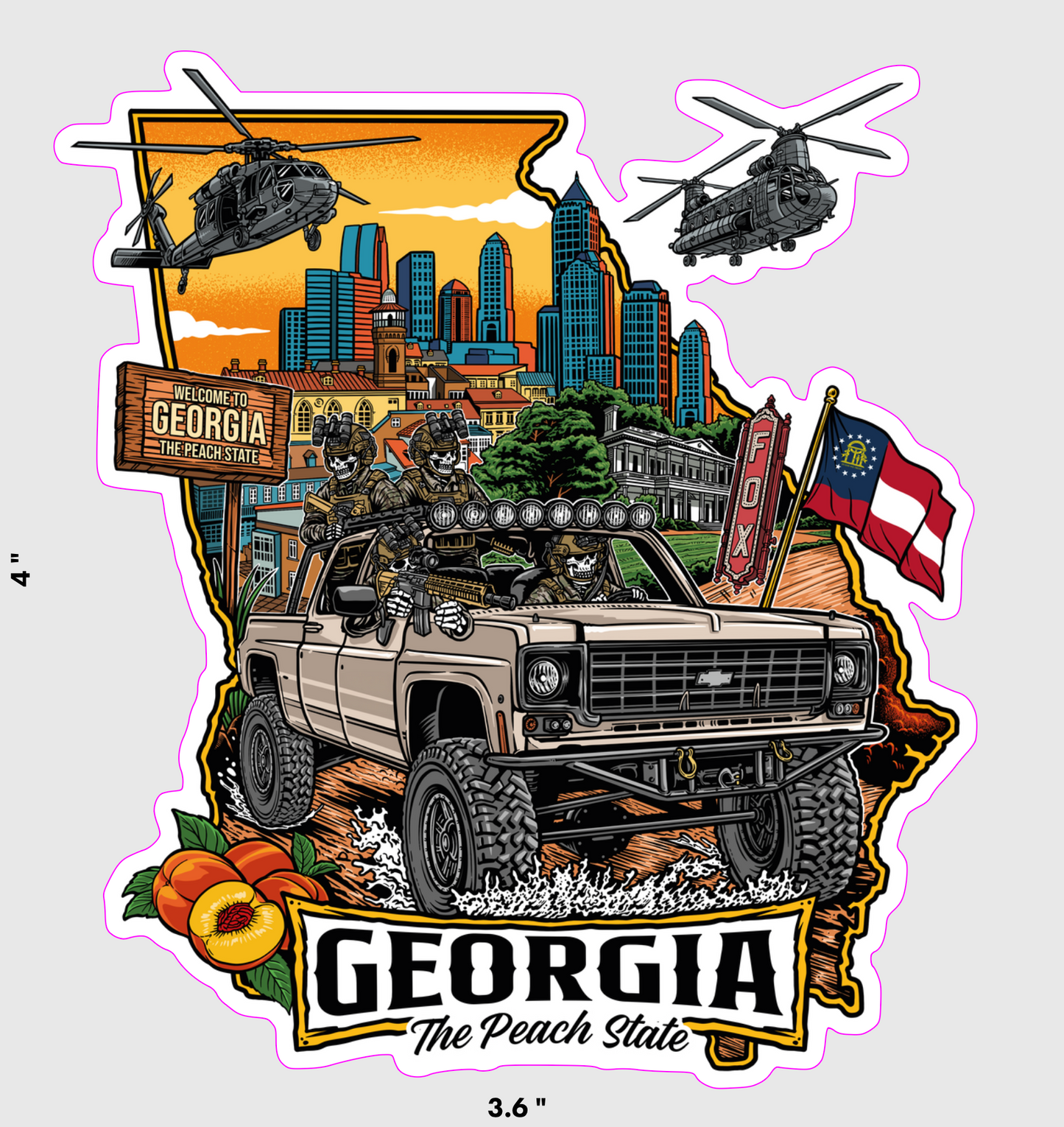 GA Sticker