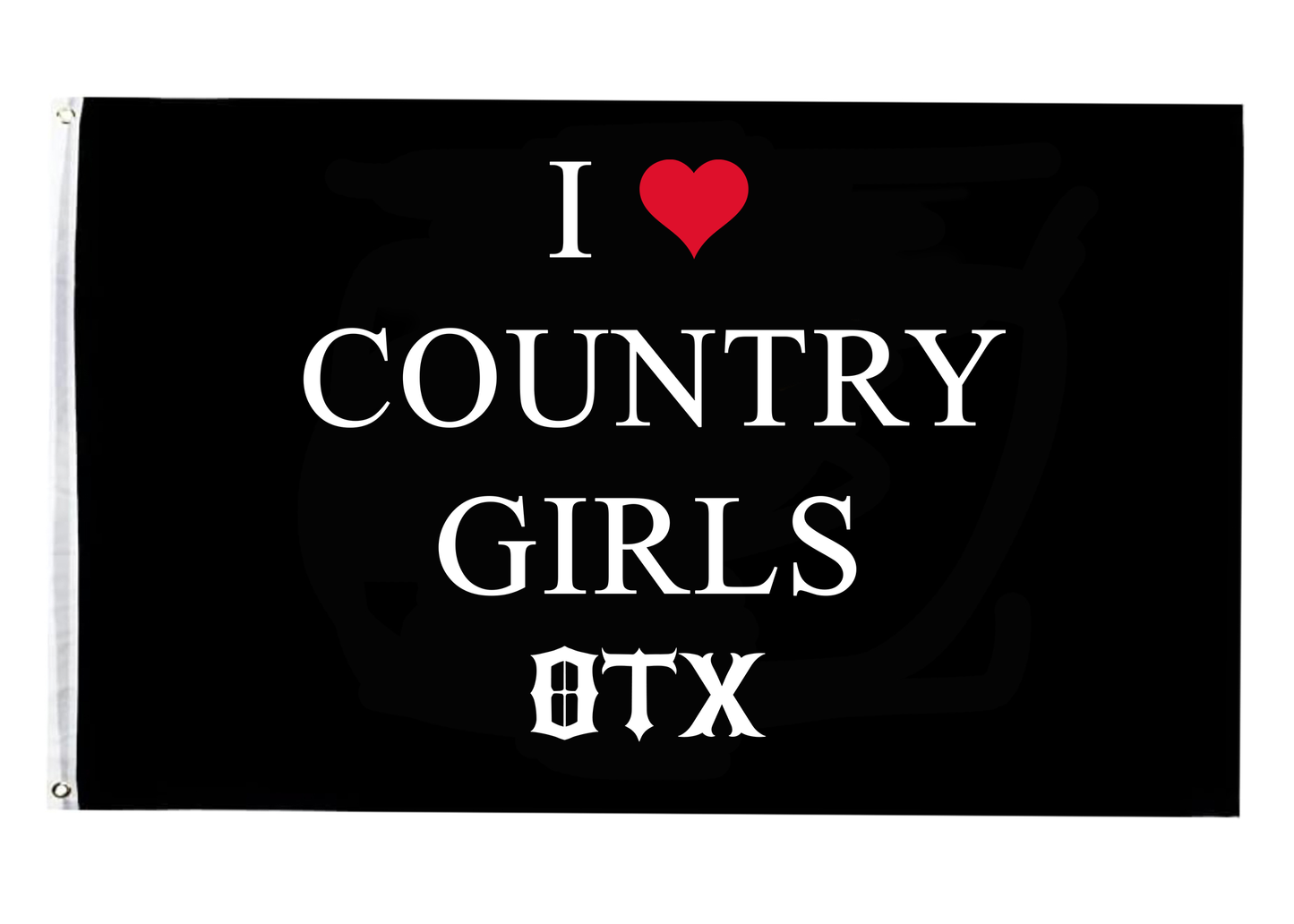 Pre-Order I ❤️ Country Girls Flag