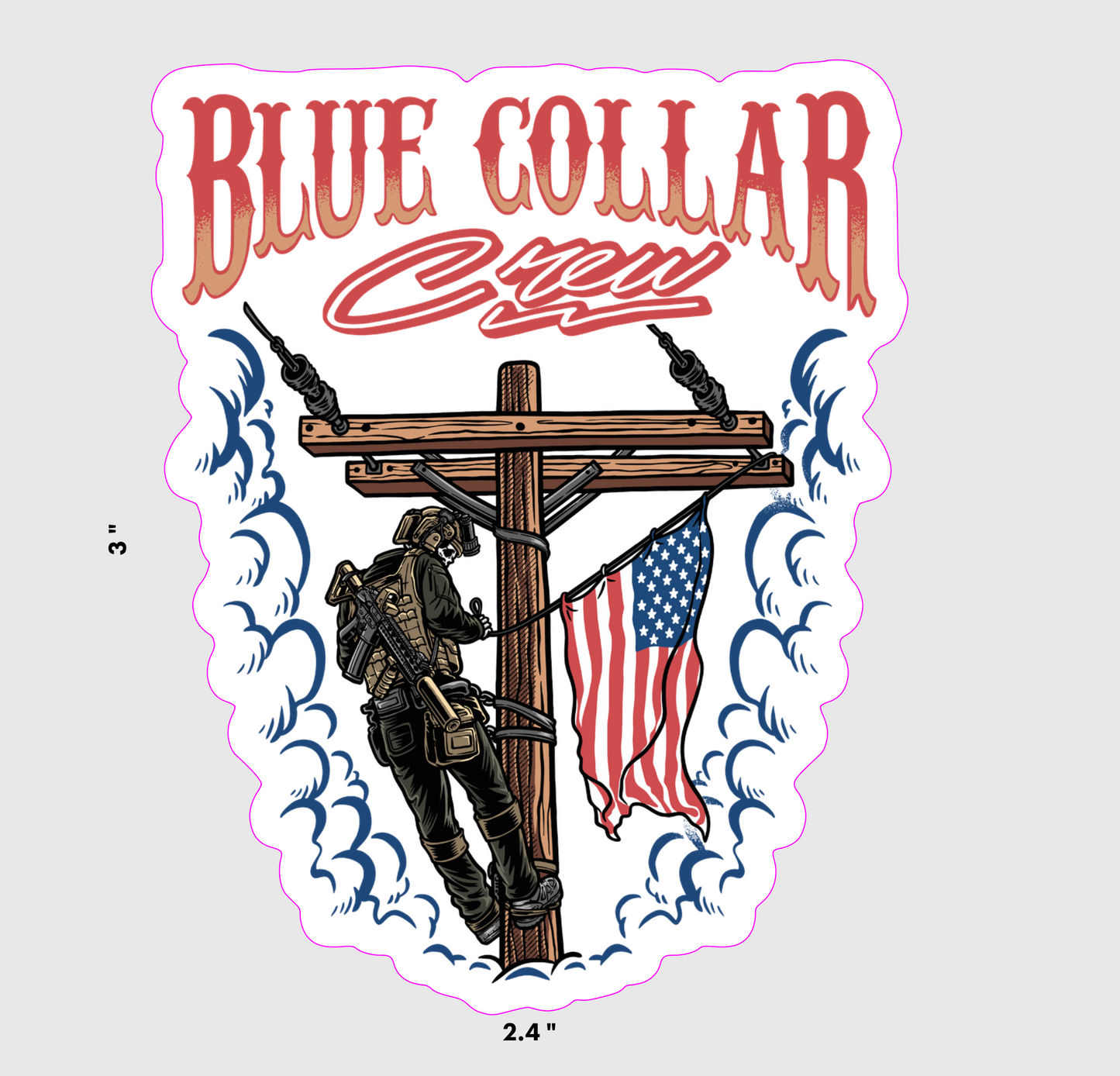 Lineman Sticker