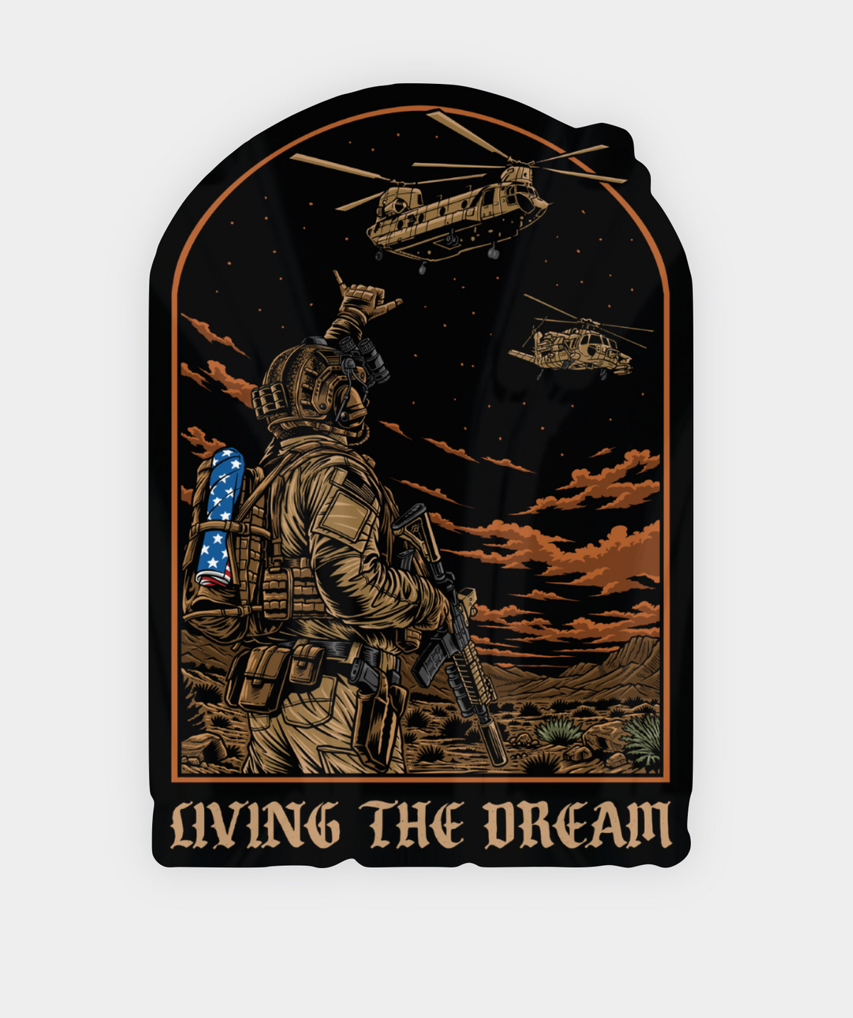 Living The Dream Sticker