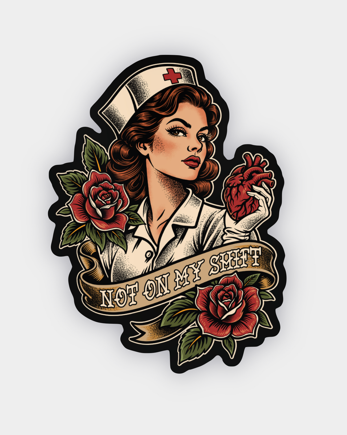 Not On My Shift Sticker