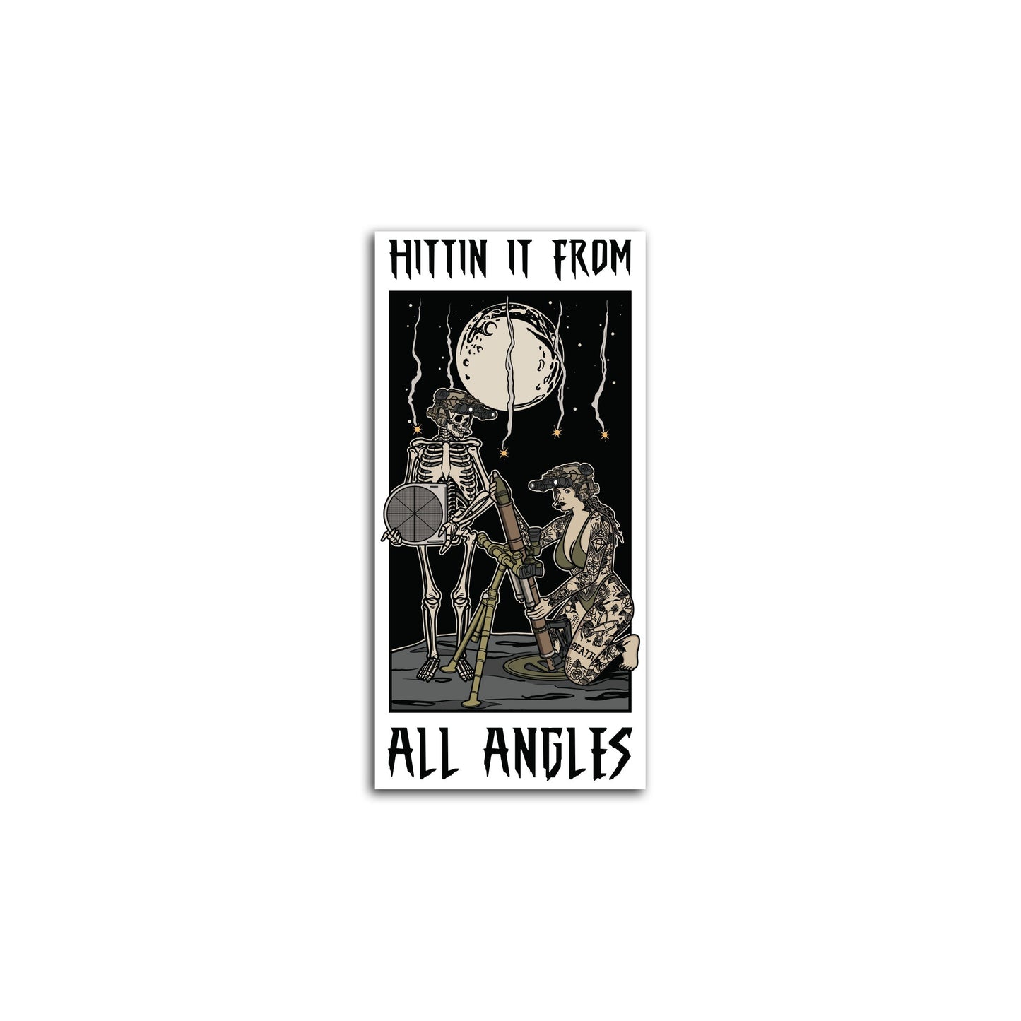 All Angles Sticker