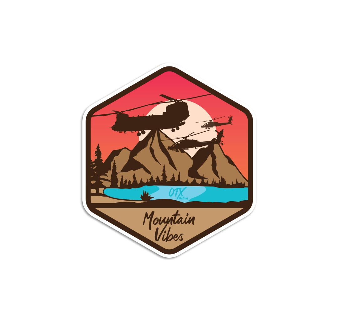 OTX Mountain Vibes Sticker