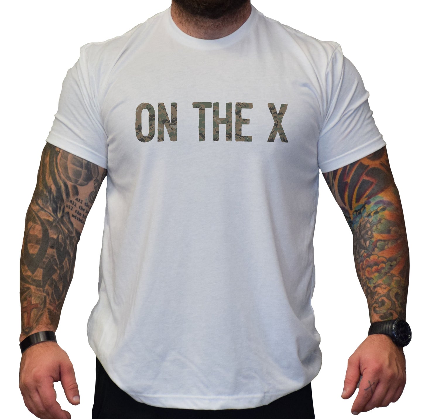 On The X Camo Tee