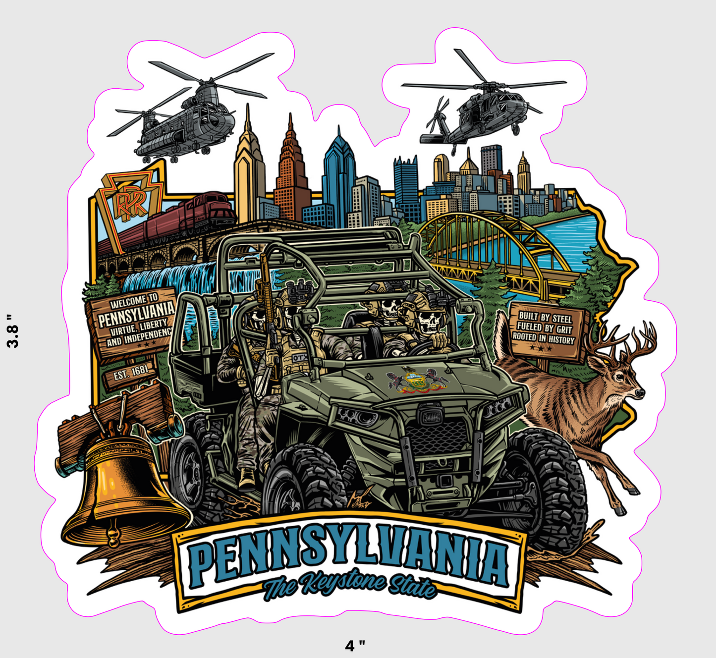 PA Sticker