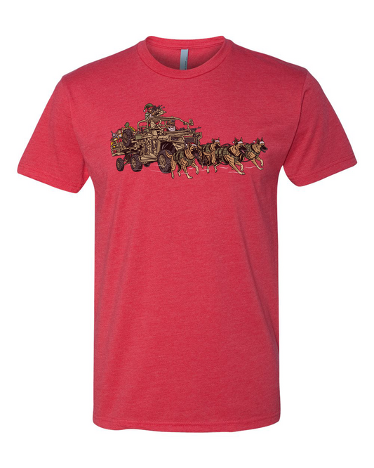 K9 Santa Christmas Tee