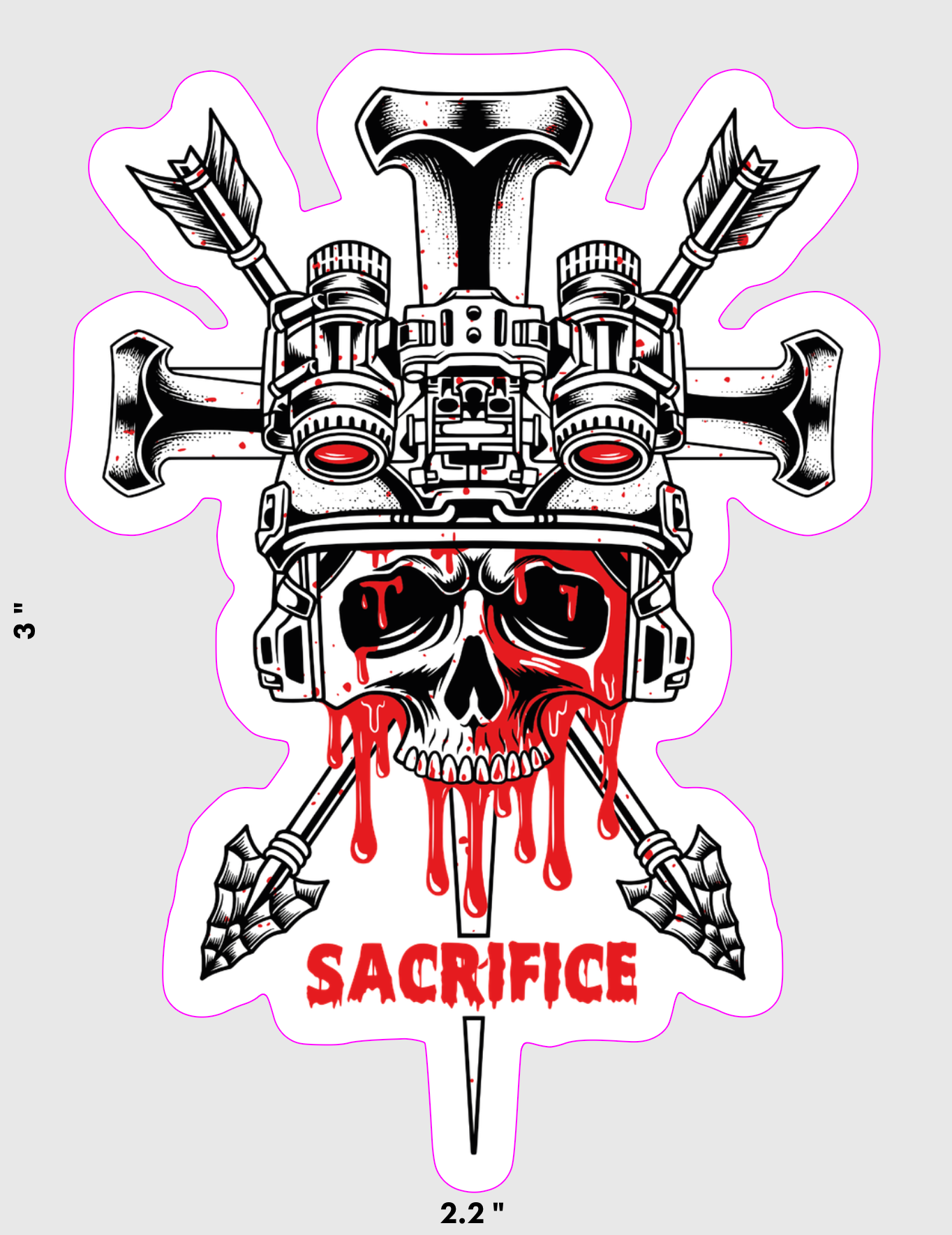 OTX Sacrifice Sticker