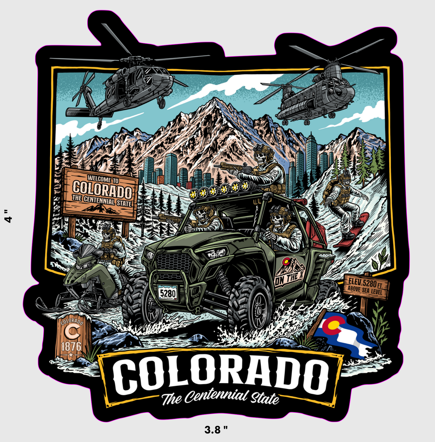 CO Sticker