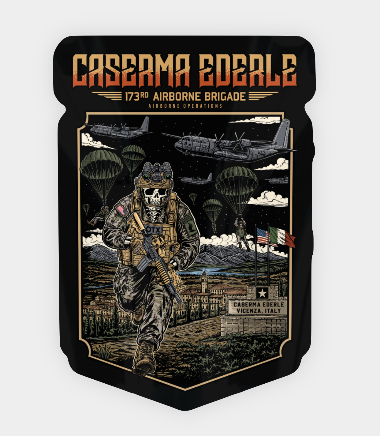 173rd Caserma Sticker