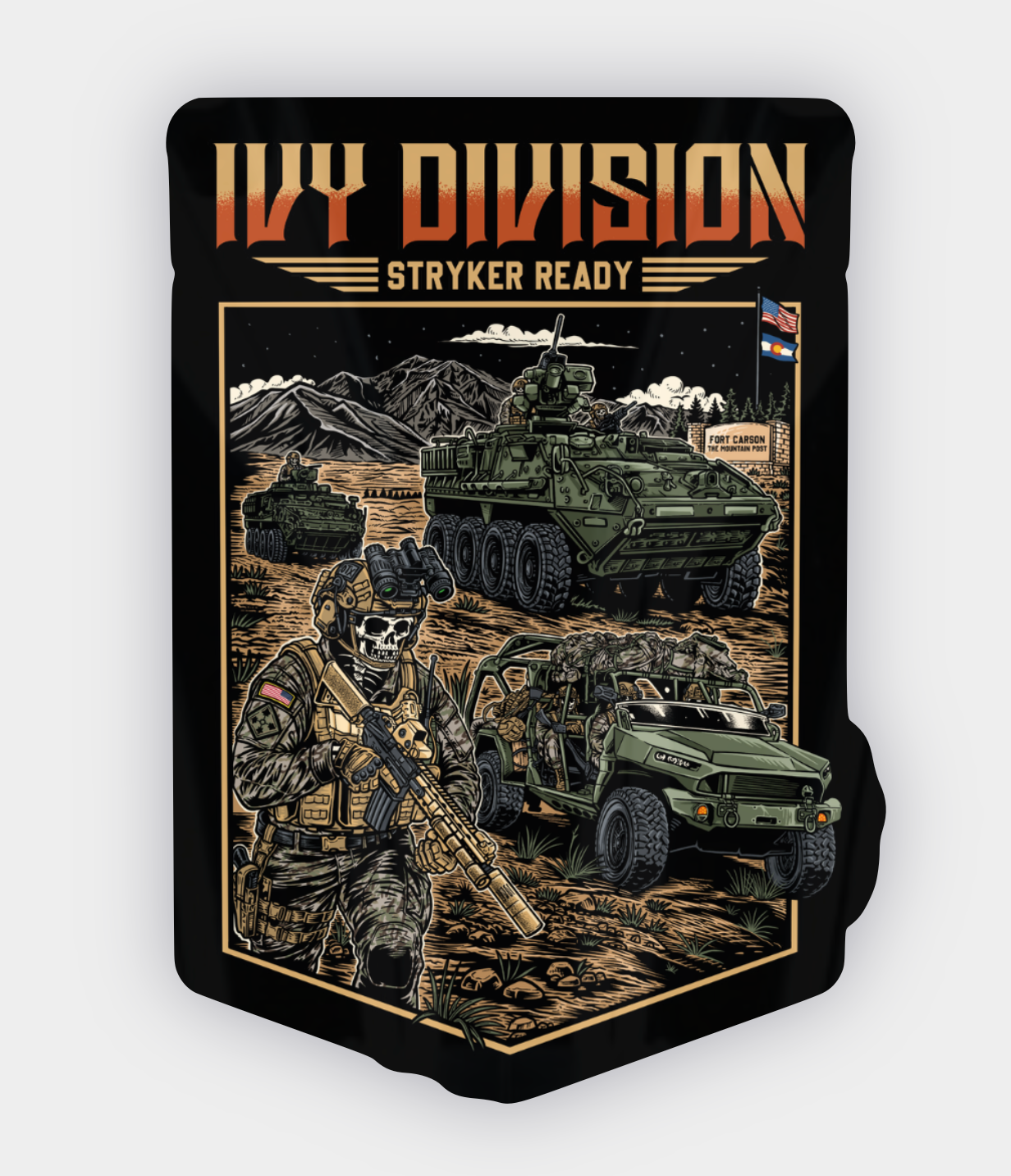 Ivy Division Sticker