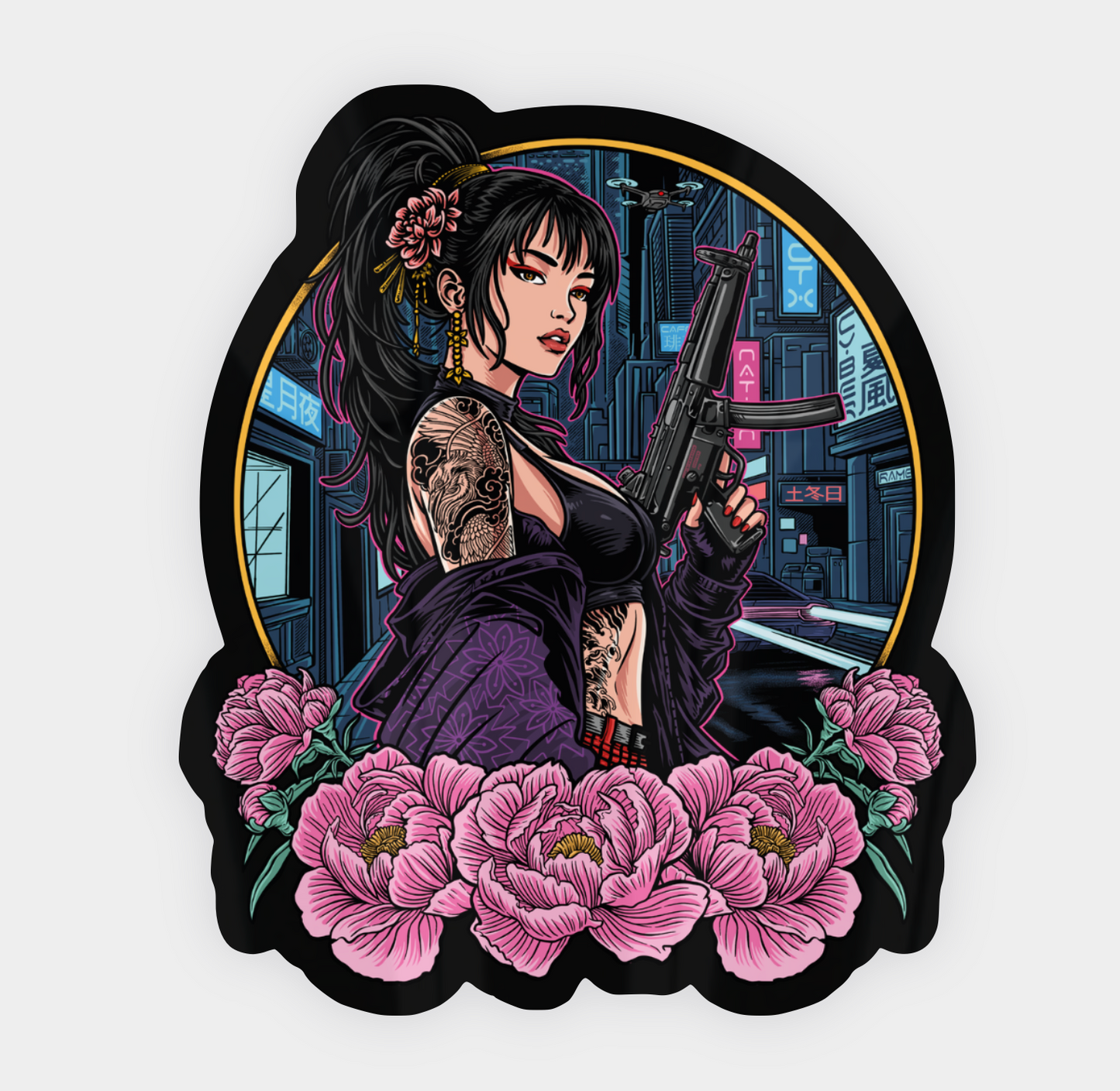 Neon Dream Sticker