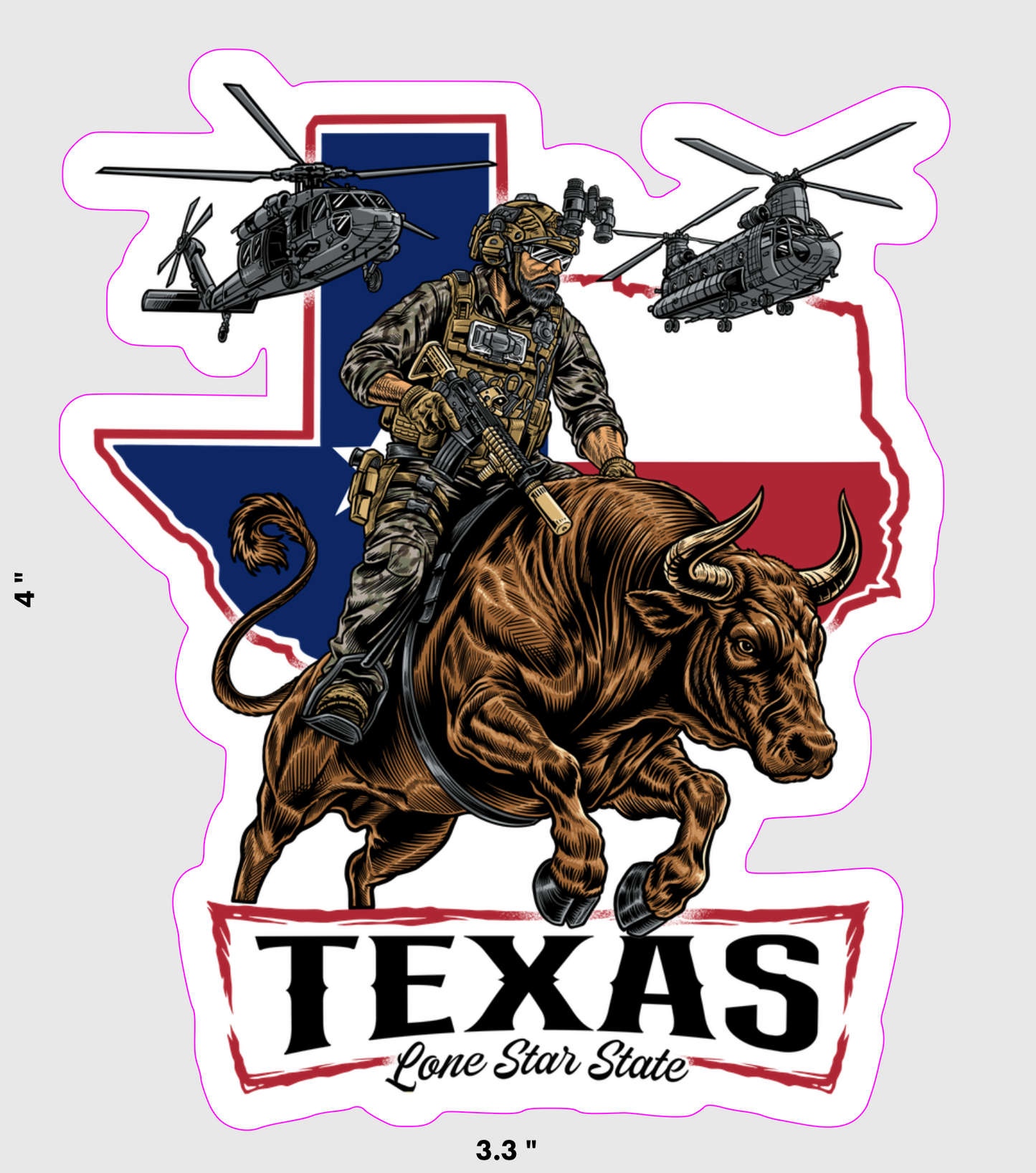 TX Sticker