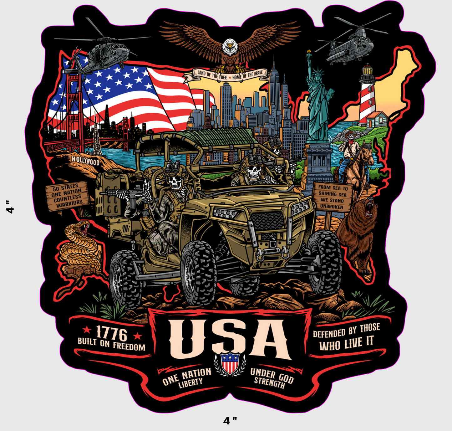 USA Sticker