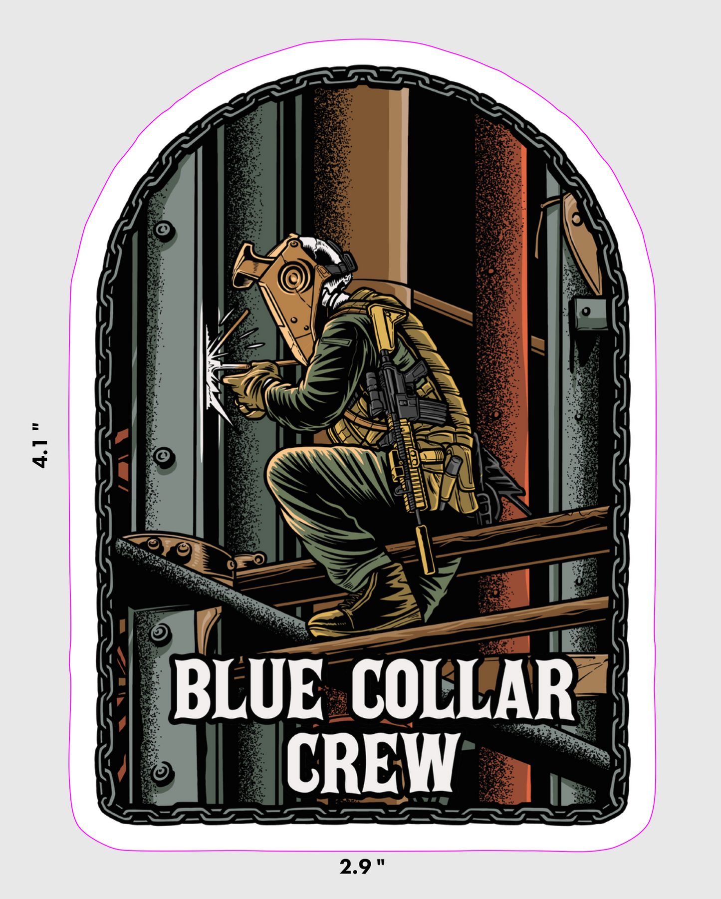 Welder Sticker