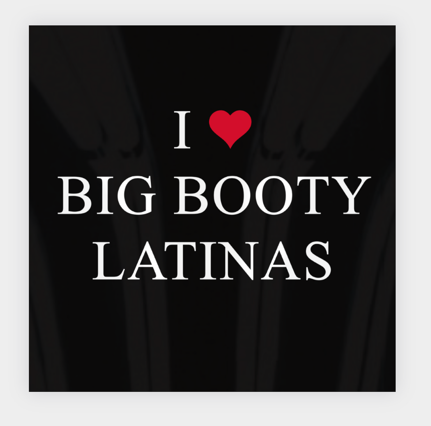 I ❤️ BB Latinas Sticker
