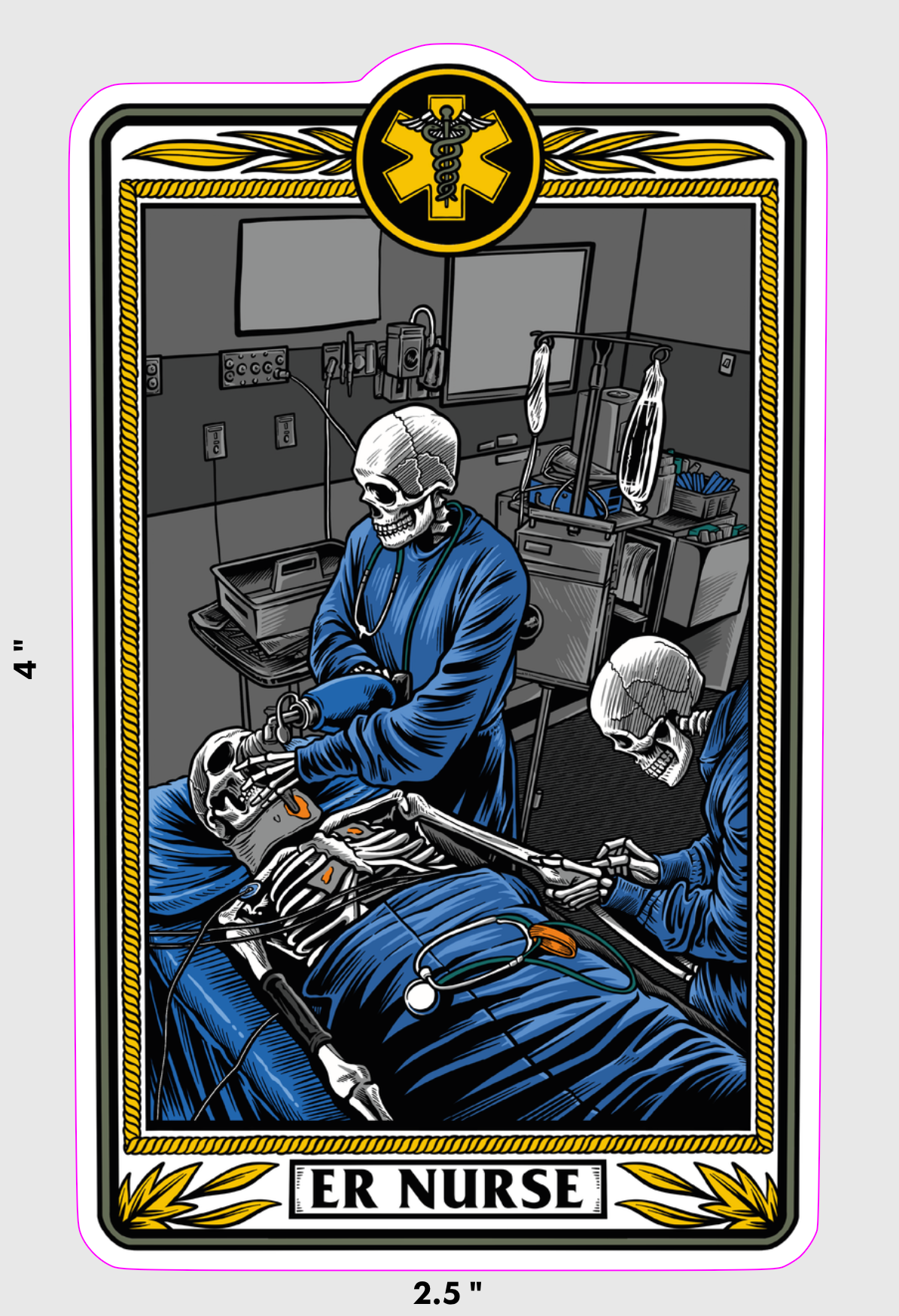 ER Nurse Sticker
