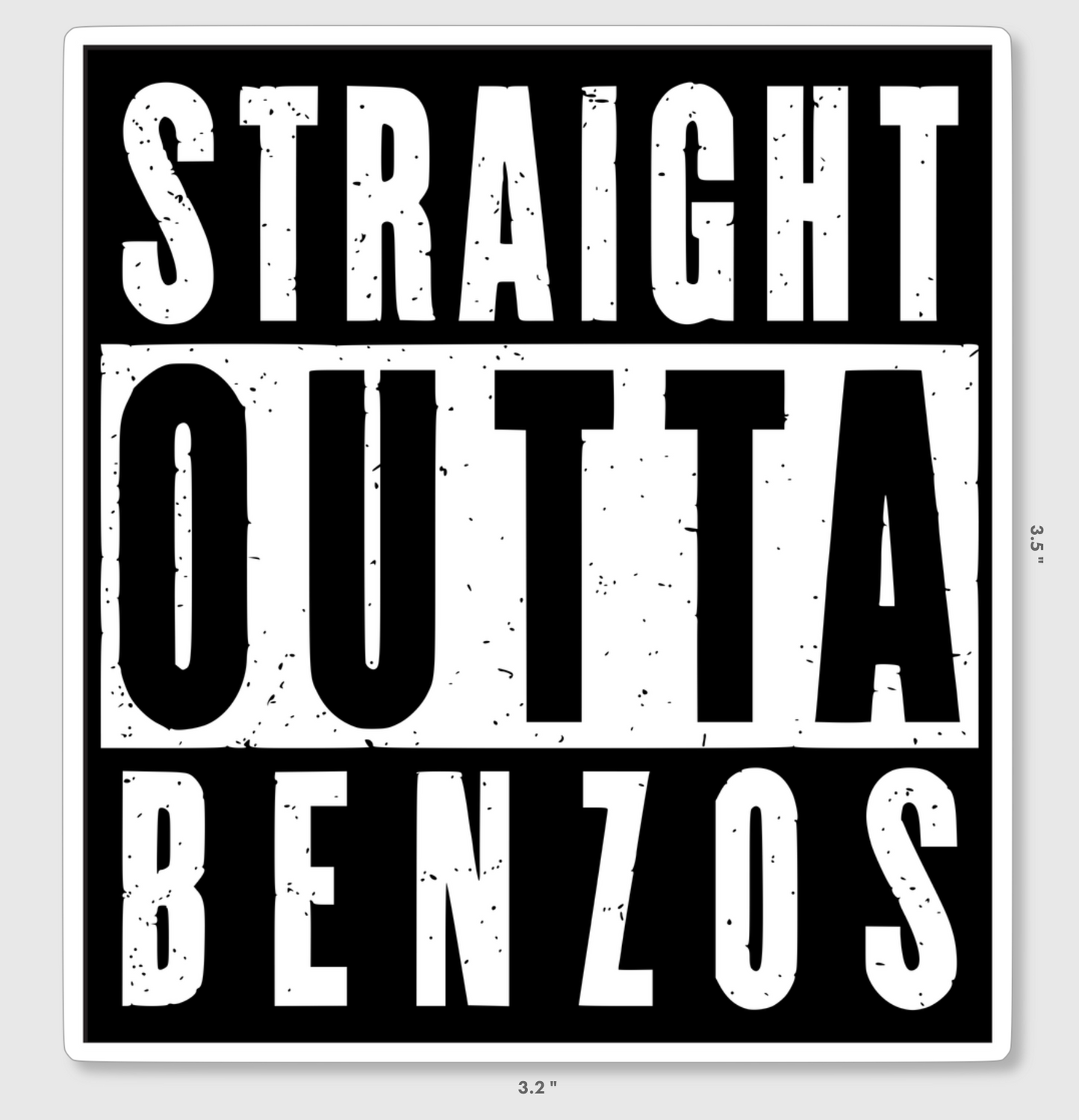 Benzos Sticker