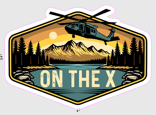 Classic Mountain Blackhawk Sticker