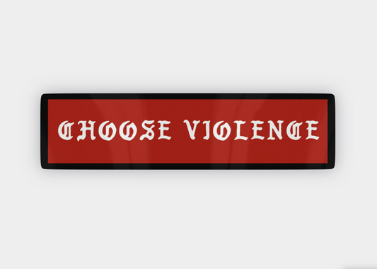Choose Violence Logo Sticker