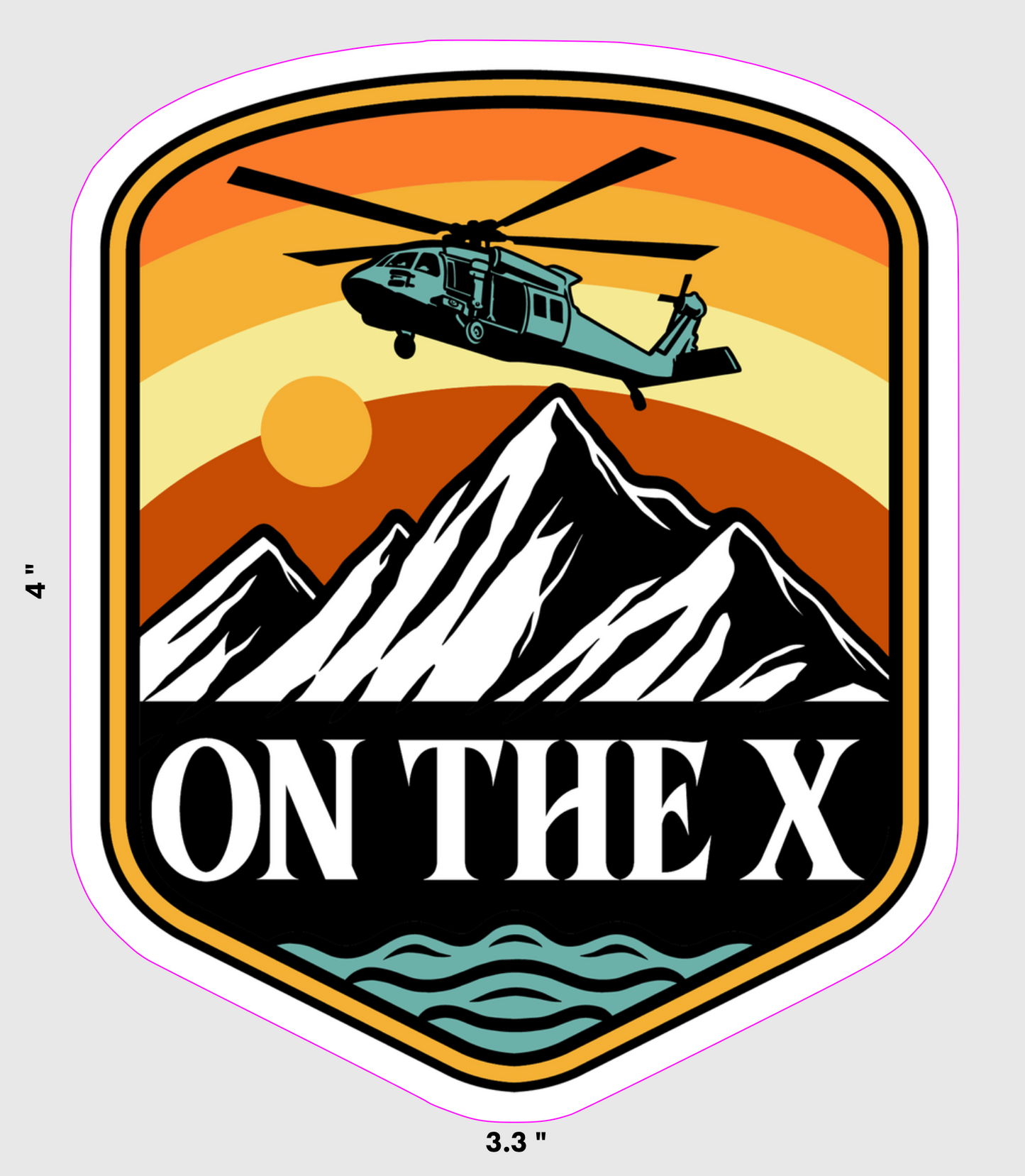 Classic Blackhawk Sticker