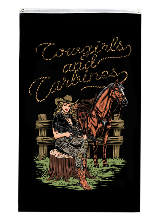 Pre-Order Cowgirls and Carbines Flag