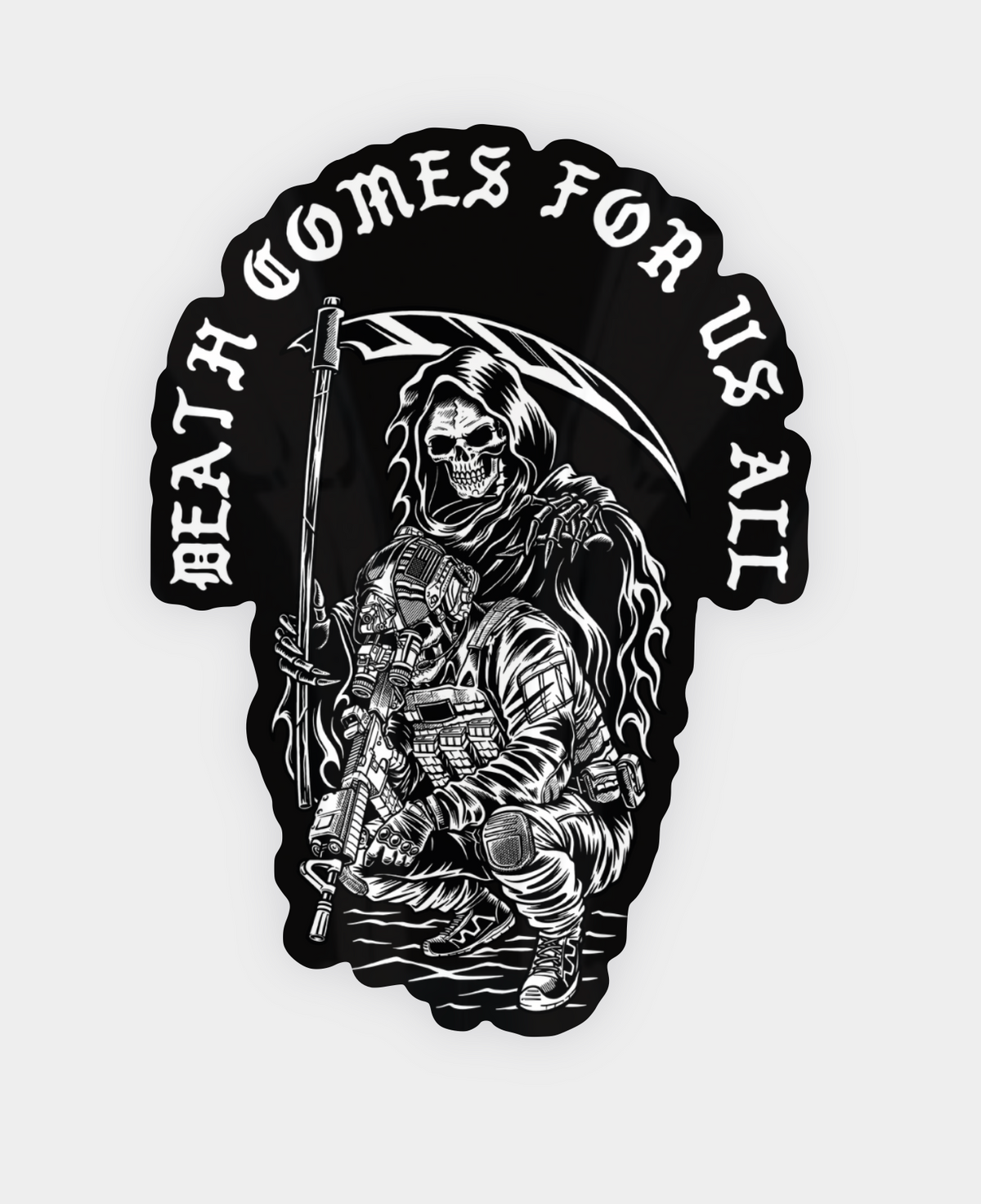 Death Comes Sticker