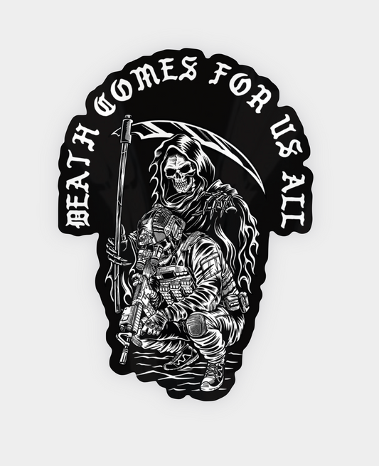 Death Comes Sticker