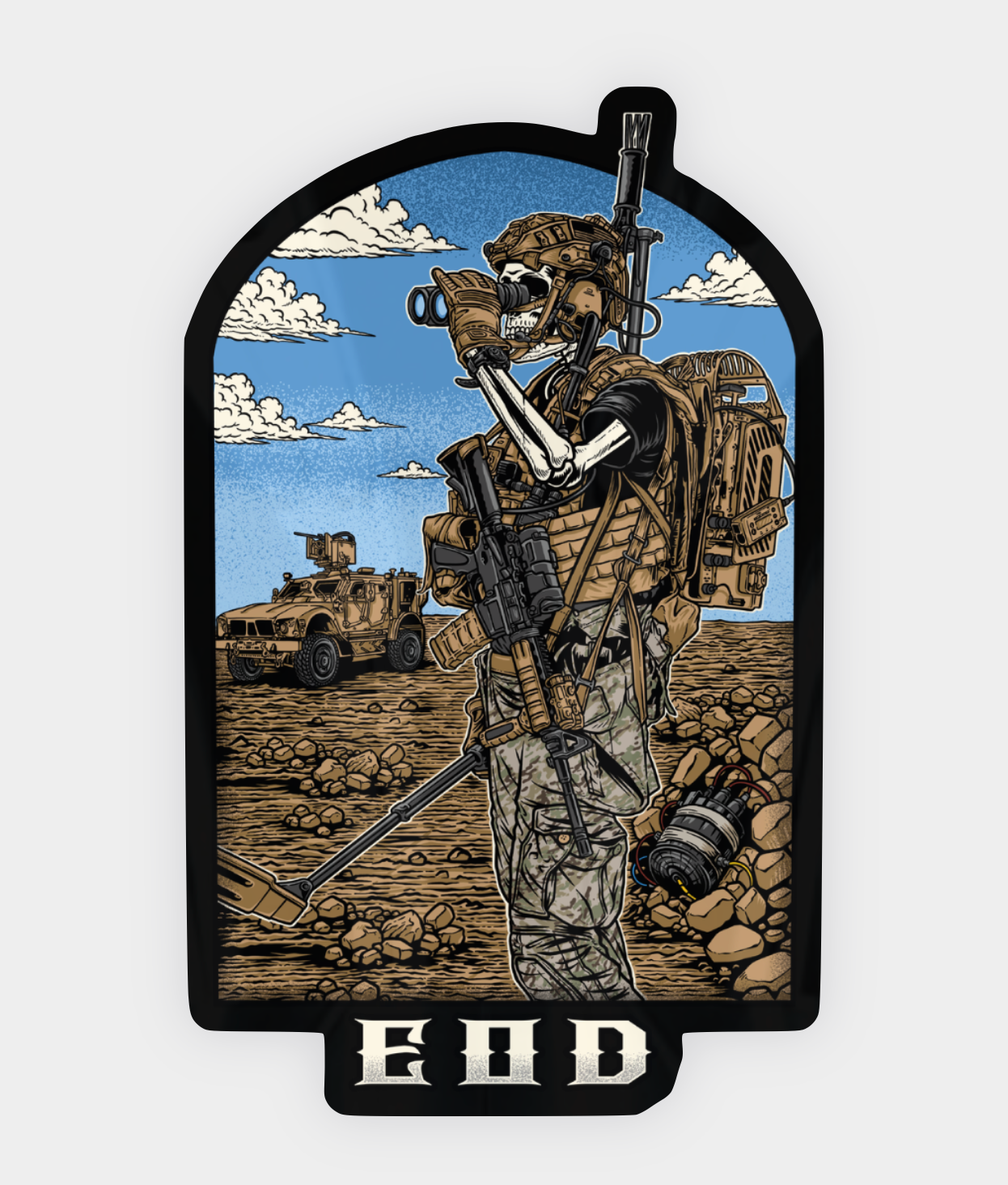 EOD Sticker