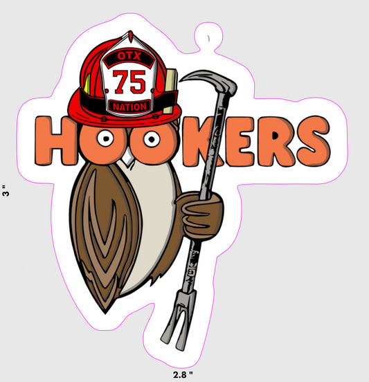 FD Hookers Sticker