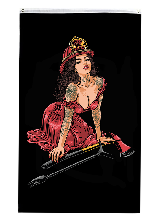 Pre-Order Fire Siren Flag
