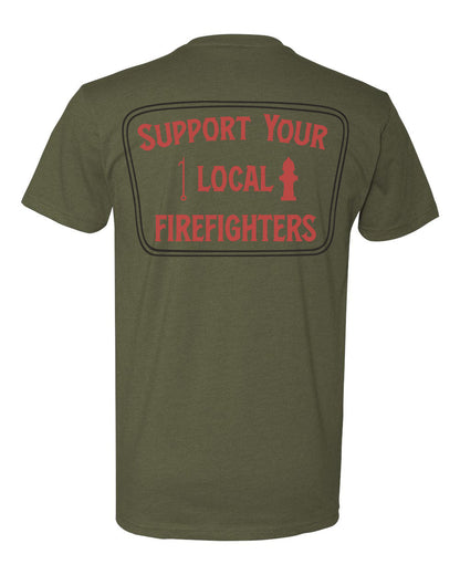Support Your Local Firefighters Tee