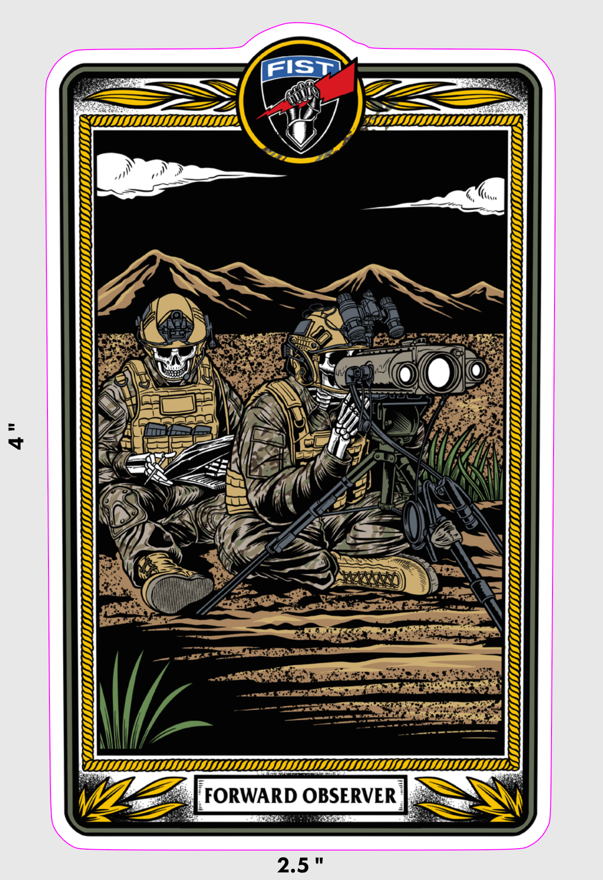 Forward Observer Sticker