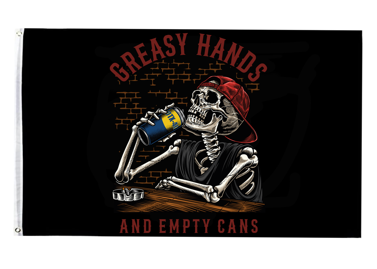 Pre-Order Greasy Hands Flag