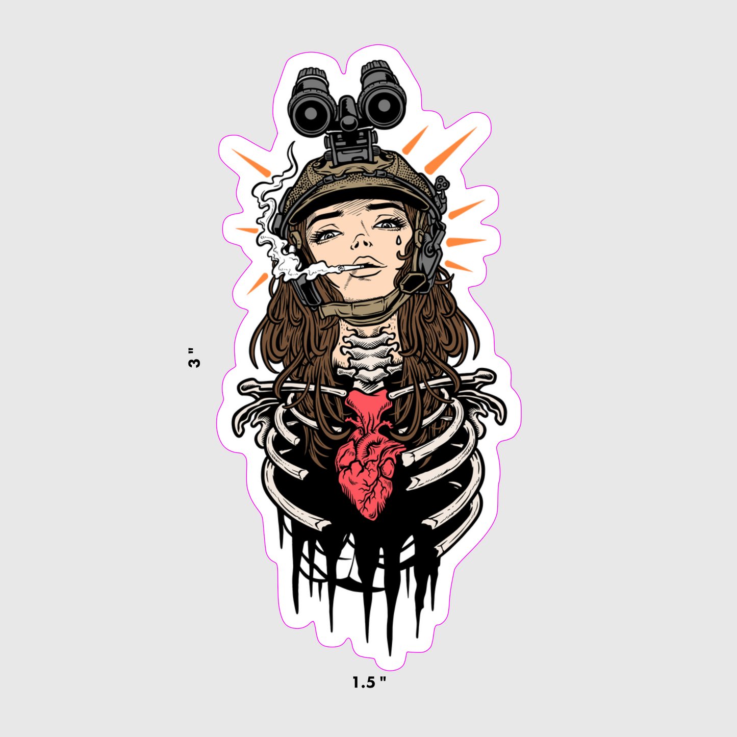 Hearts and Minds Sticker