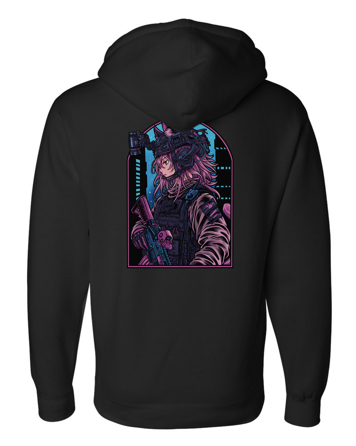 Neon Nyan Hoodie