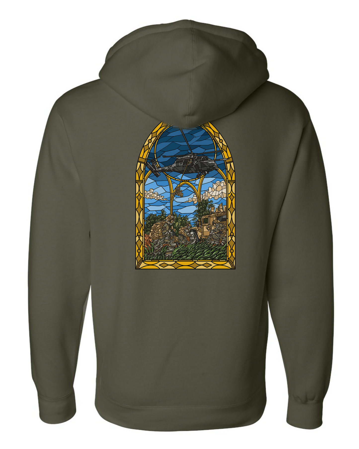 Air Assault Stained Glass Hoodie