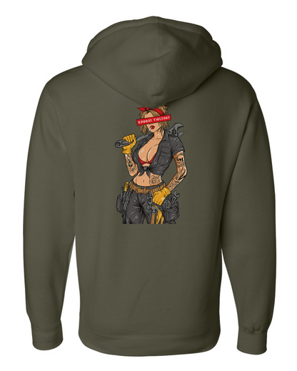 Blue Collar Violence Hoodie