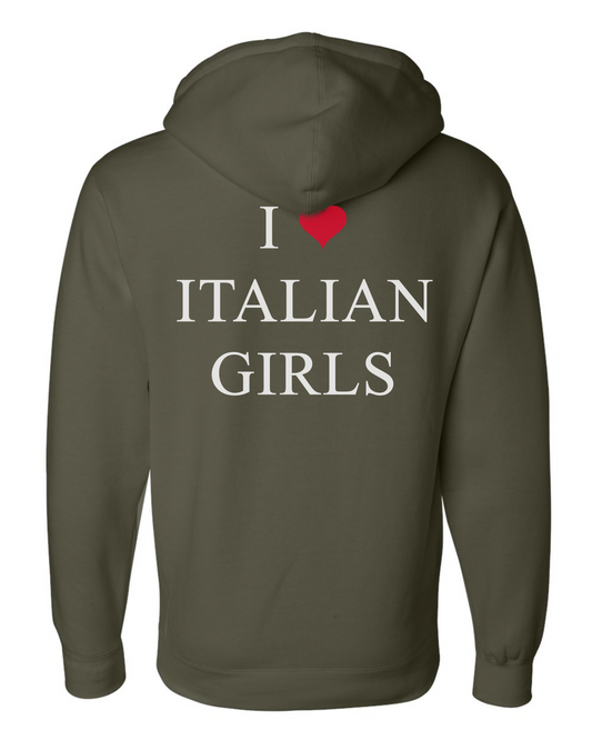 I ❤️ Italian Girls Hoodie