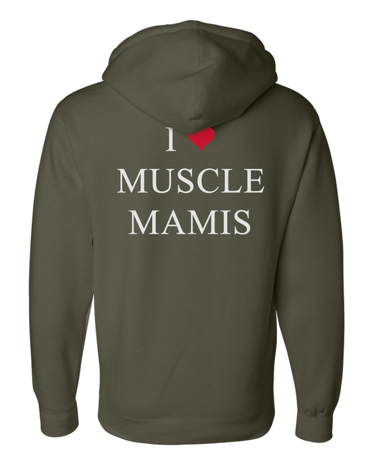 I ❤️ Muscle Mamis Hoodie