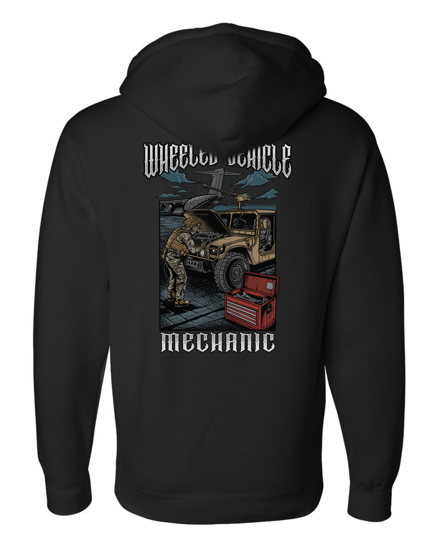 Wheeled Vehicle Mechanic Hoodie