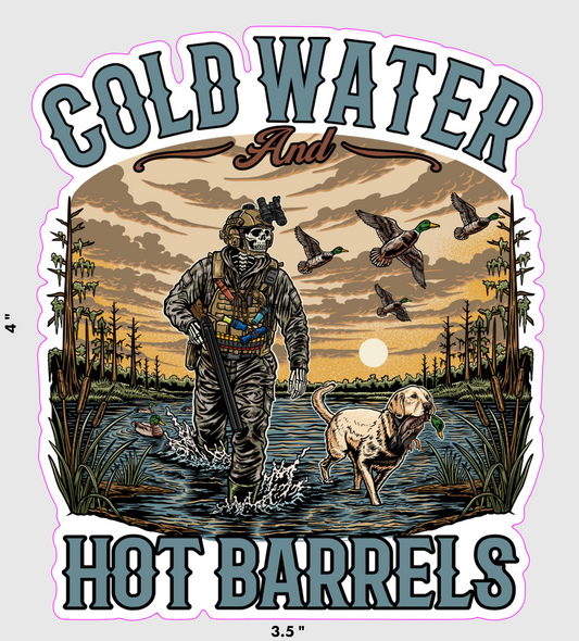 Hot Barrels Sticker