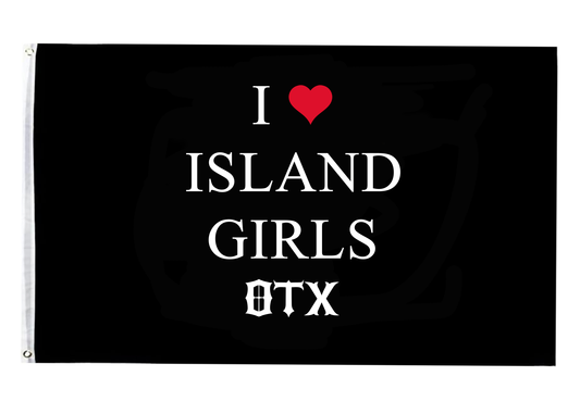 Pre-Order I ❤️ Island Girls Flag