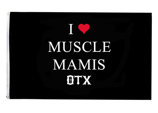 Pre-Order I ❤️ Muscle Mamis Flag