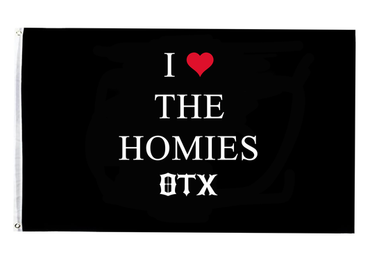 Pre-Order I ❤️ The Homies Flag